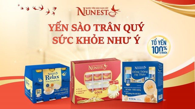 Nước Yến Sào cao cấp Nunest được vinh danh 