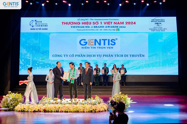 GENTIS đạt 2 giải thưởng lớn trong lĩnh vực phân tích di truyền- Ảnh 1.