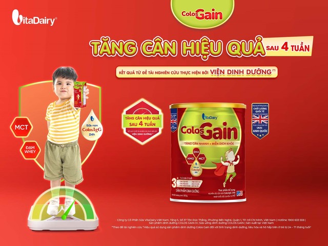 Sản phẩm ColosGain của VitaDairy vào Top 10 The Best of Việt Nam 2024- Ảnh 2.