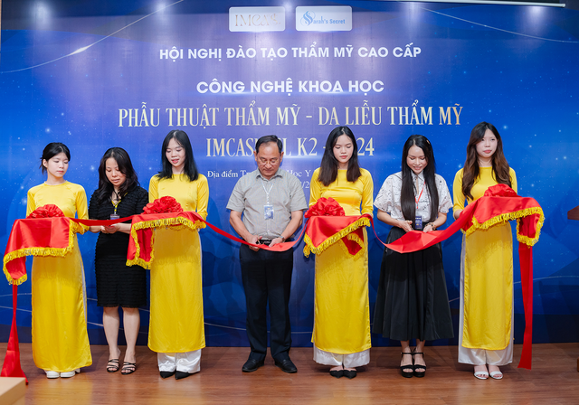 Hội nghị Công nghệ Khoa học Phẫu thuật Thẩm mỹ - Da liễu Thẩm mỹ IMCASbySL K2 – 2024 thu hút sự quan tâm của giới chuyên môn- Ảnh 1.