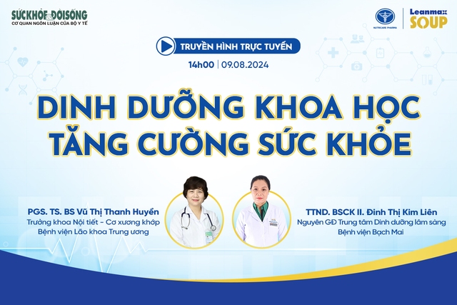 Truyền hình trực tuyến: Dinh dưỡng khoa học, tăng cường sức khoẻ- Ảnh 1.