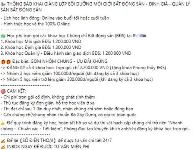 'Cò đất' sốt sắng học chứng chỉ nghề môi giới bất động sản- Ảnh 3.