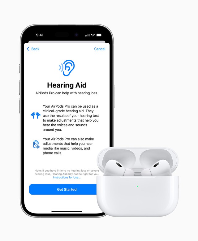 Apple sắp ra mắt AirPods Pro 2 với tính năng trợ thính- Ảnh 1.