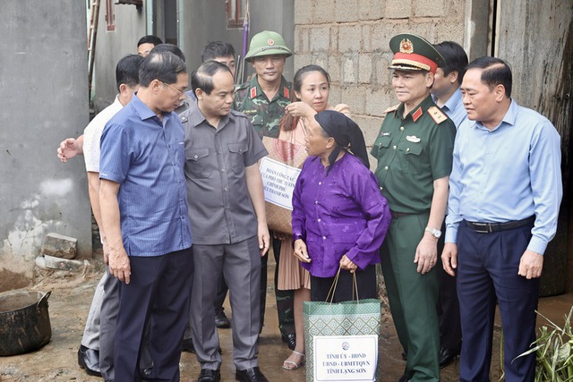 Phó Thủ tướng Bùi Thanh Sơn chỉ đạo khắc phục hậu quả mưa lũ tại Lạng Sơn- Ảnh 4.