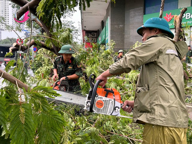 Hà Nội yêu cầu hoàn tất việc dọn dẹp cây xanh gãy, đổ trước ngày 20/9- Ảnh 1.