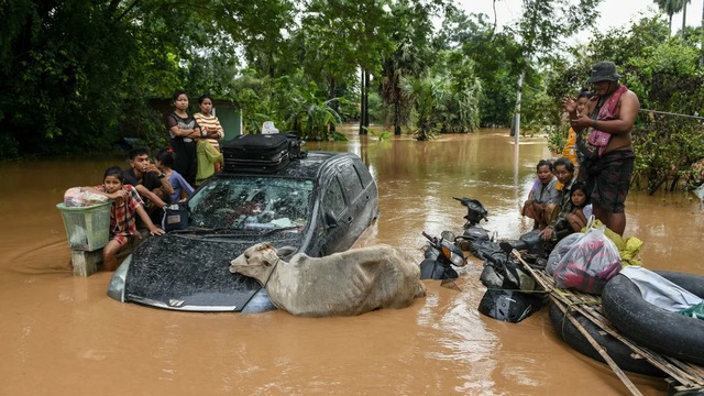 Bão Yagi tàn phá Đông Nam Á khiến hàng trăm người thiệt mạng- Ảnh 1.