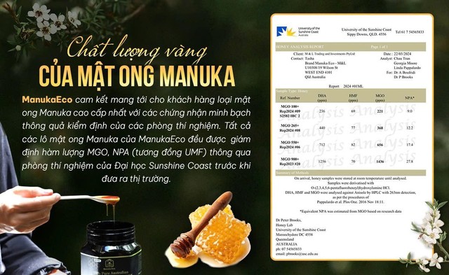 ManukaEco - Tinh túy mật ong Manuka từ thiên nhiên Úc- Ảnh 2.