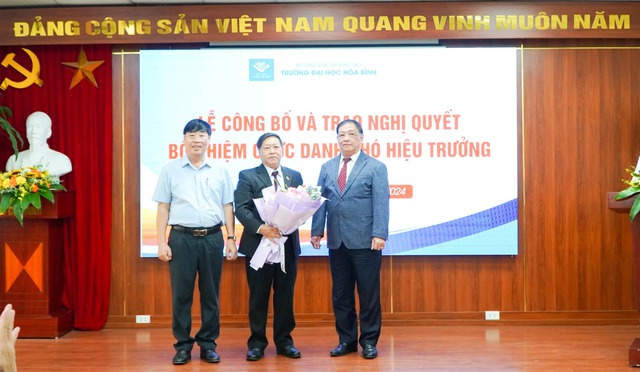 GS.TS.BS Nguyễn Đức Trọng làm Phó Hiệu trưởng Trường ĐH Hòa Bình- Ảnh 3.