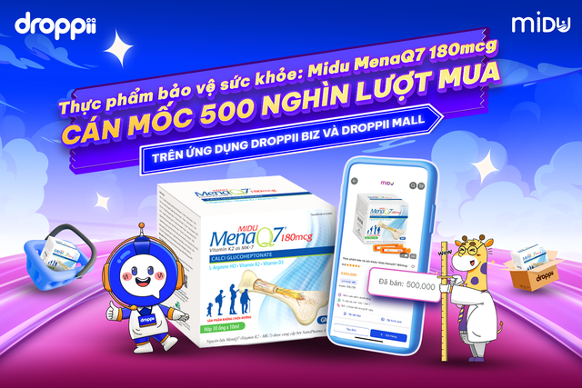 Sản phẩm của PDP Midu đạt mốc 500.000 sản phẩm bán ra trên Droppii- Ảnh 1.