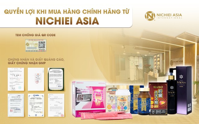 Quyền lợi khi mua hàng chính hãng từ Nichiei Asia- Ảnh 1.