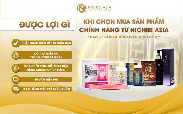 Quyền lợi khi mua hàng chính hãng từ Nichiei Asia- Ảnh 2.