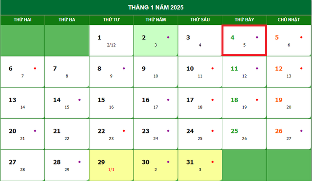 Lịch âm 4/1 - Âm lịch hôm nay 4/1 - Lịch vạn niên ngày 4/1/2025- Ảnh 1.