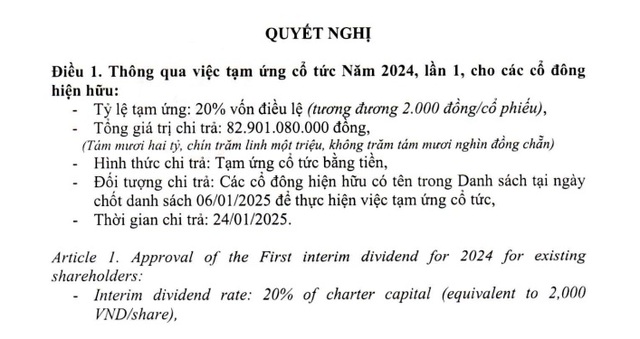 Mỗi cổ phiếu TRA của Traphaco được cộng 2.000 đồng- Ảnh 1.