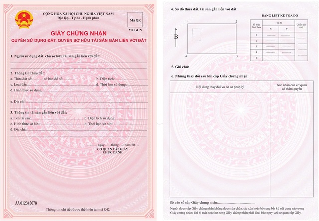 Những lưu ý về mã QR trên mẫu sổ đỏ mới từ năm 2025- Ảnh 1.