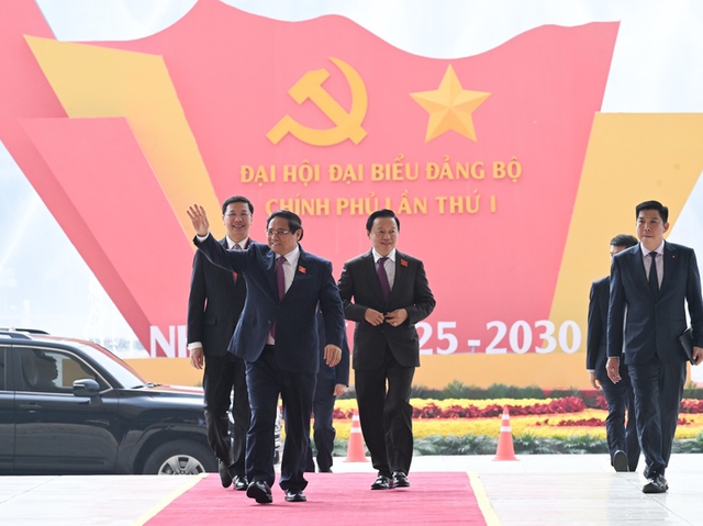 Đại hội đại biểu Đảng bộ Chính phủ lần thứ I, nhiệm kỳ 2025-2030 họp phiên trù bị- Ảnh 1.