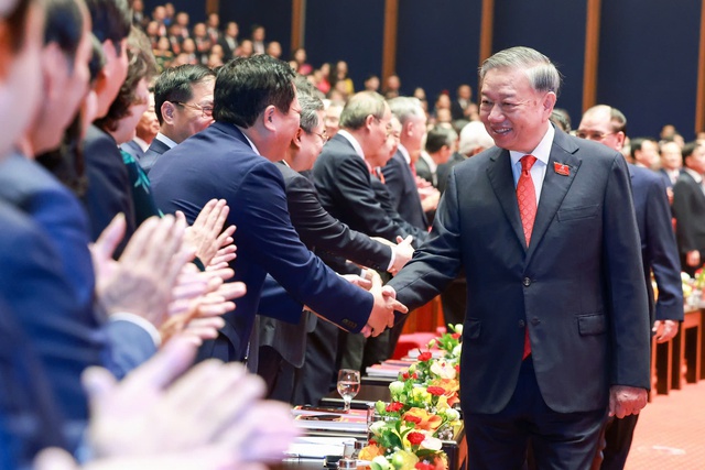 Tổng Bí thư Tô Lâm dự Đại hội đại biểu Đảng bộ Chính phủ lần thứ I, nhiệm kỳ 2025-2030- Ảnh 2.