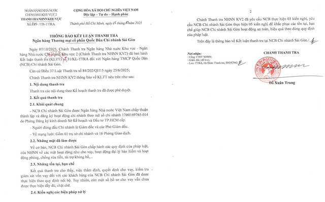 NCB chi nhánh Sài Gòn chấp hành các quy định của pháp luật- Ảnh 2. NCB chi nhánh Sài Gòn chấp hành các quy định của pháp luật- Ảnh 2.