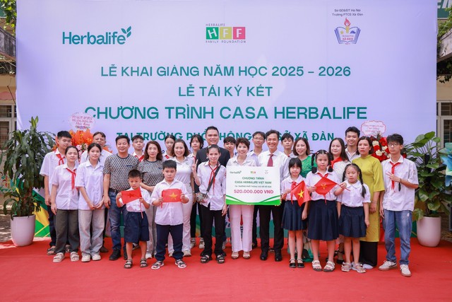 Herbalife Việt Nam tiếp tục triển khai chương trình Casa Herbalife giai đoạn 2025-2026 hỗ trợ bữa ăn dinh dưỡng hằng ngày cho hơn 3.000 người có hoàn cảnh khó khăn- Ảnh 1. Herbalife Việt Nam tiếp tục triển khai chương trình Casa Herbalife giai đoạn 2025-2026 hỗ trợ bữa ăn dinh dưỡng hằng ngày cho hơn 3.000 người có hoàn cảnh khó khăn- Ảnh 1.