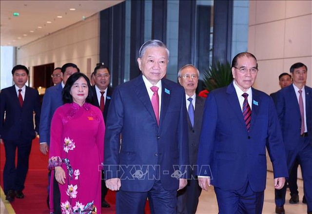 Tổng Bí thư Tô Lâm dự Đại hội đại biểu Đảng bộ TP Hà Nội lần thứ 18- Ảnh 3. Tổng Bí thư Tô Lâm dự Đại hội đại biểu Đảng bộ TP Hà Nội lần thứ 18- Ảnh 3.