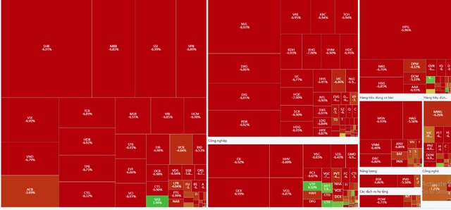 VN-Index ngày 20/10 có pha lao dốc kinh hoàng nhất lịch sử- Ảnh 1. VN-Index ngày 20/10 có pha lao dốc kinh hoàng nhất lịch sử- Ảnh 1.