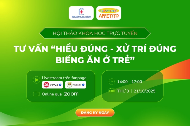 Hội thảo khoa học 'Hiểu đúng – xử trí đúng biếng ăn ở trẻ'- Ảnh 1. Hội thảo khoa học 'Hiểu đúng – xử trí đúng biếng ăn ở trẻ'- Ảnh 1.
