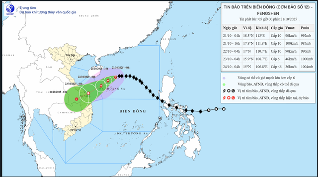 Bão Fengshen tăng lên cấp 12 và suy yếu dần khi vào gần bờ- Ảnh 2.