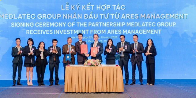 MEDLATEC GROUP nhận đầu tư chiến lược từ Ares Management, nâng tầm y tế Việt Nam lên chuẩn quốc tế- Ảnh 1. MEDLATEC GROUP nhận đầu tư chiến lược từ Ares Management, nâng tầm y tế Việt Nam lên chuẩn quốc tế- Ảnh 1.