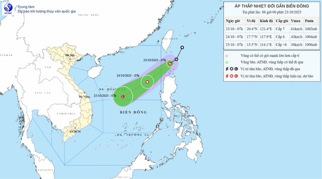 Bão số 12 tan trên biển, áp thấp nhiệt đới mới không vào đất liền nước ta- Ảnh 2. Bão số 12 tan trên biển, áp thấp nhiệt đới mới không vào đất liền nước ta- Ảnh 2.