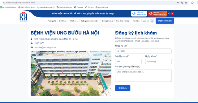 6 cải cách hành chính đột phá tại Bệnh viện Ung Bướu Hà Nội- Ảnh 1. 6 cải cách hành chính đột phá tại Bệnh viện Ung Bướu Hà Nội- Ảnh 1.