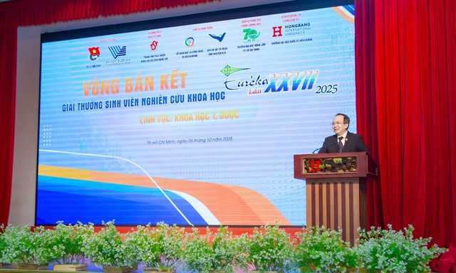 Hơn 400 sinh viên tranh tài Giải thưởng Euréka 2025 lĩnh vực Y Dược- Ảnh 2. Hơn 400 sinh viên tranh tài Giải thưởng Euréka 2025 lĩnh vực Y Dược- Ảnh 2.