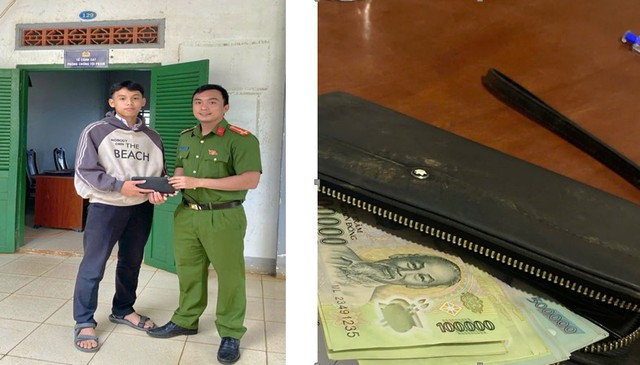 Nhặt được ví tiền gần 30 triệu đồng, 2 học sinh có hành động bất ngờ- Ảnh 1. Nhặt được ví tiền gần 30 triệu đồng, 2 học sinh có hành động bất ngờ- Ảnh 1.