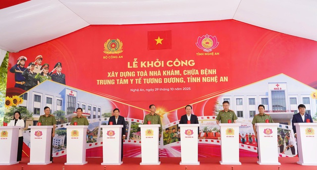 Khởi công tòa nhà khám, chữa bệnh Trung tâm Y tế Tương Dương- Ảnh 1. Khởi công tòa nhà khám, chữa bệnh Trung tâm Y tế Tương Dương- Ảnh 1.