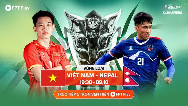 Lịch thi đấu bóng đá hôm nay ngày 9/10 - 10/10: Đội tuyển Việt Nam đấu Nepal- Ảnh 1. Lịch thi đấu bóng đá hôm nay ngày 9/10 - 10/10: Đội tuyển Việt Nam đấu Nepal- Ảnh 1.