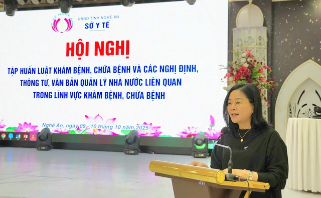 Ngành Y tế Nghệ An tập huấn Luật Khám chữa bệnh mới: Đặt người bệnh làm trung tâm- Ảnh 2.