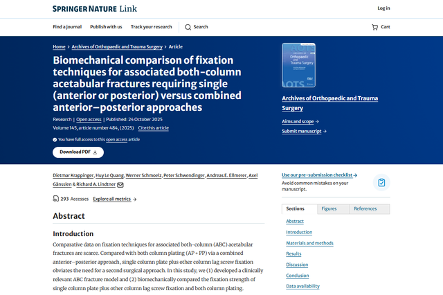 BVĐK Hồng Ngọc hợp tác quốc tế công bố nghiên cứu phẫu thuật kết hợp xương ổ cối trên thư viện y khoa danh tiếng thế giới- Ảnh 1.