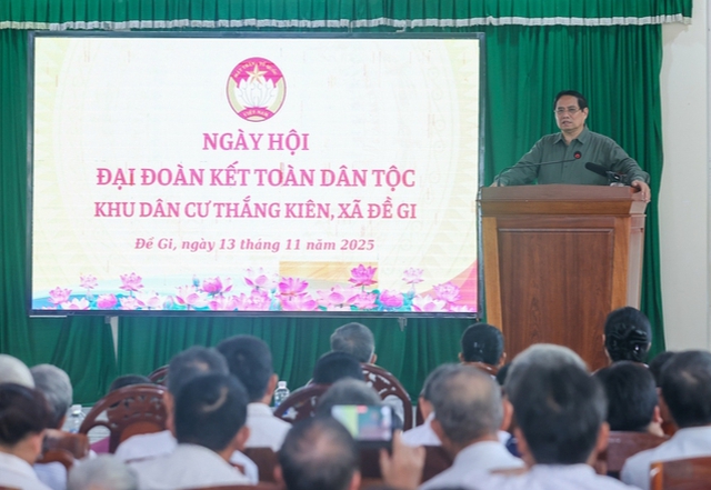 Thủ tướng Phạm Minh Chính dự Ngày hội Đại đoàn kết dân tộc tại Gia Lai- Ảnh 1.