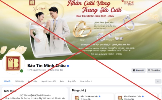 Công an Hà Nội cảnh báo fanpage giả mạo Bảo Tín Minh Châu- Ảnh 1.