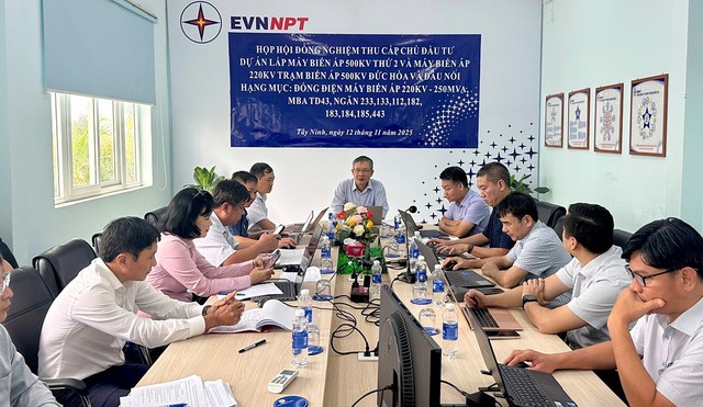 Đóng điện thành công máy biến áp 220kV - 250MVA tại Trạm biến áp 500kV Đức Hòa: Đảm bảo nguồn cung cấp điện cho các khu công nghiệp tại Tây Ninh- Ảnh 3.