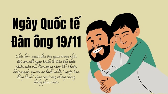 Những mẫu thiệp chúc mừng ngày Quốc tế Đàn ông 19/11 đẹp nhất 2025- Ảnh 11.