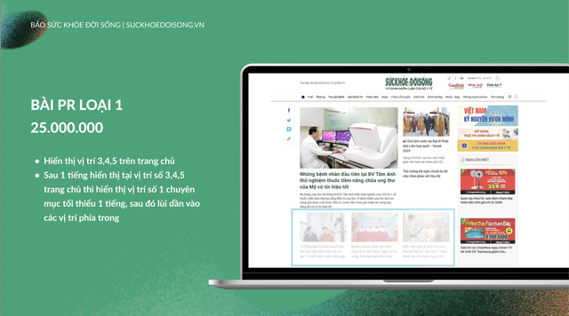 Báo giá quảng cáo trên Báo điện tử Sức Khỏe và Đời Sống- Ảnh 3.