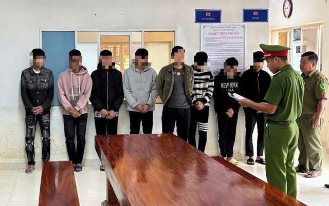 Khởi tố nhóm thanh thiếu niên mang hung khí gây rối trong đêm- Ảnh 1.