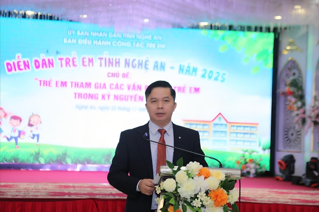 Nghệ An gửi thông điệp mạnh mẽ tại Diễn đàn Trẻ em 2025: Không trẻ nào bị bỏ lại phía sau- Ảnh 2.