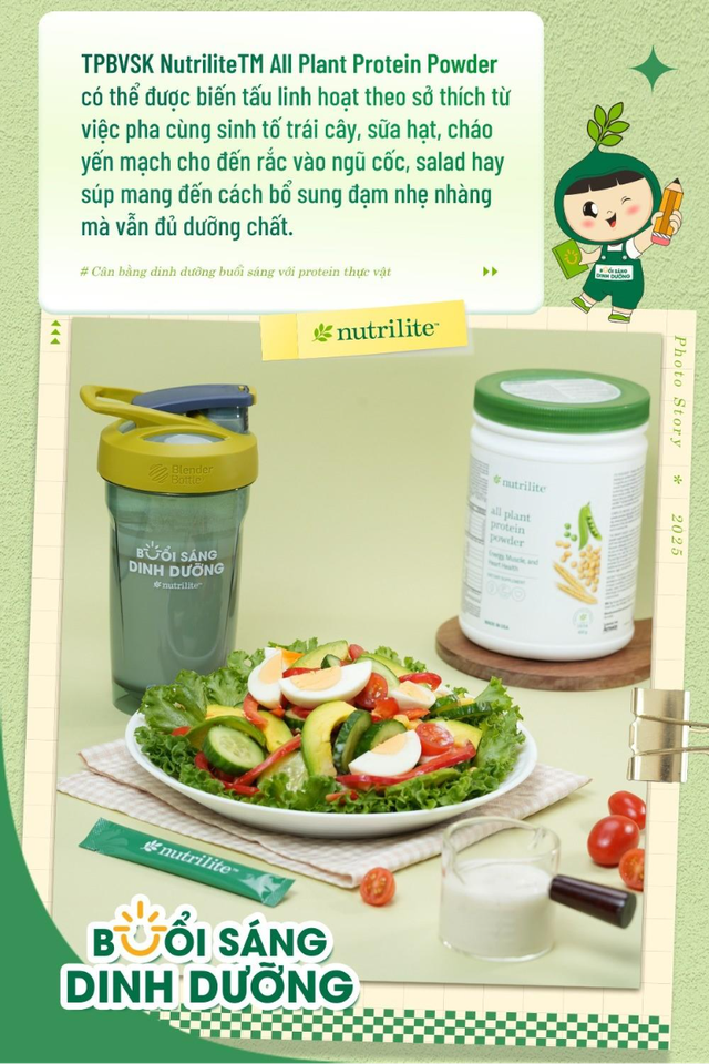 Thêm đạm thực vật mỗi sáng - Sống khỏe chủ động mỗi ngày- Ảnh 2.