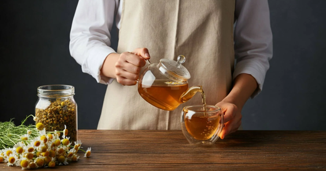 Cách dùng trà hoa cúc đào thải axit uric tự nhiên- Ảnh 2.