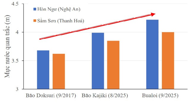 Nghiên cứu xây dựng mô hình dự báo ngập lụt ven biển do nước dâng và sóng trong bão- Ảnh 3.