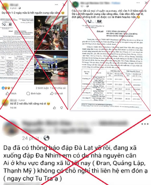 Lâm Đồng xử lý 6 trường hợp đăng tin sai sự thật về thiên tai- Ảnh 1. Lâm Đồng xử lý 6 trường hợp đăng tin sai sự thật về thiên tai- Ảnh 1.