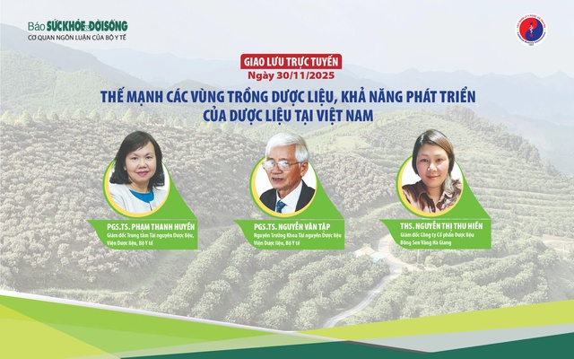 Giao lưu trực tuyến: Thế mạnh các vùng trồng dược liệu, khả năng phát triển của dược liệu tại Việt Nam- Ảnh 3.