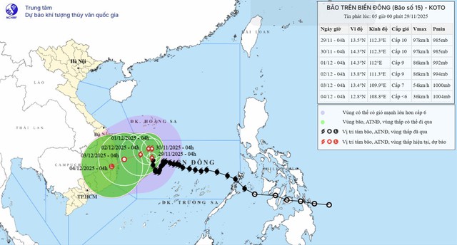 Biển Đông vừa có bão vừa có áp thấp nhiệt đới- Ảnh 2.