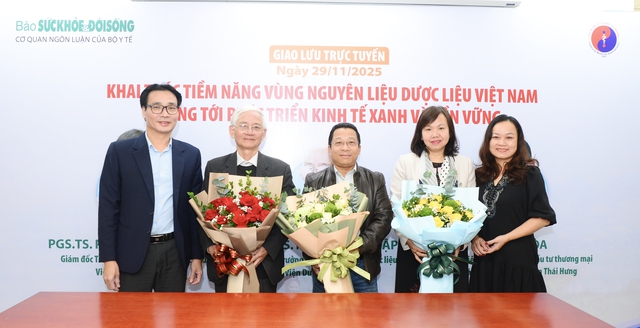 Giao lưu trực tuyến: Khai thác tiềm năng vùng nguyên liệu dược liệu Việt Nam – hướng tới phát triển kinh tế xanh và bền vững- Ảnh 1.