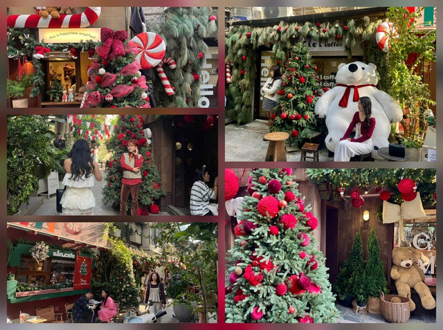 Không khí Giáng sinh lan tỏa khắp phố phường Hà Nội- Ảnh 1.